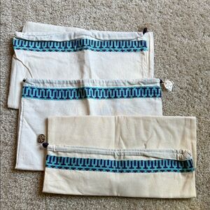 Tory Burch Set of Three Pouches shoes intimates travel bag pouch